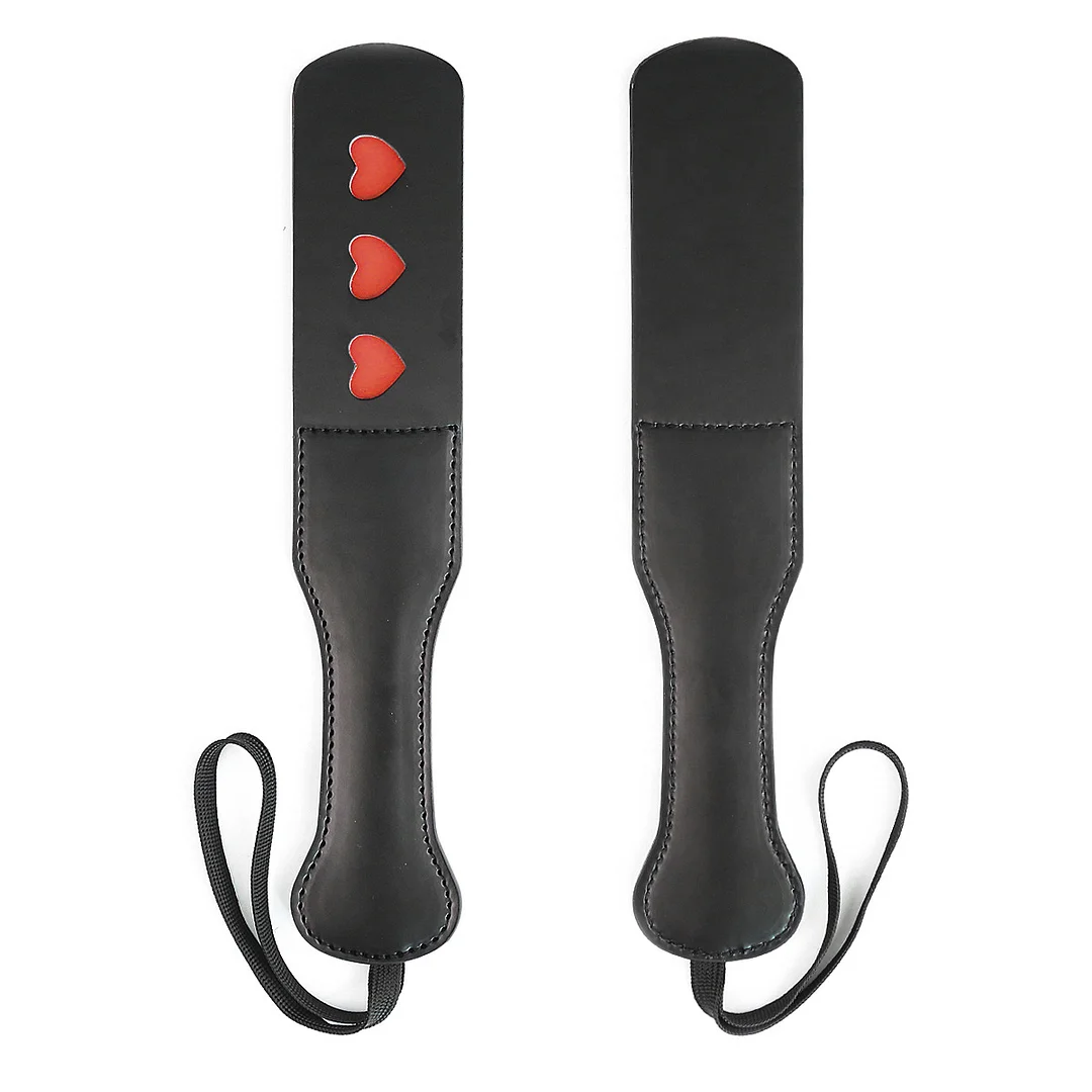Sex Game Heart Slapper Paddle Leather Whips