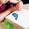 5pcs Dolphin Shape Key Chains DIY Diamond Painting Special Shape Full Drill
