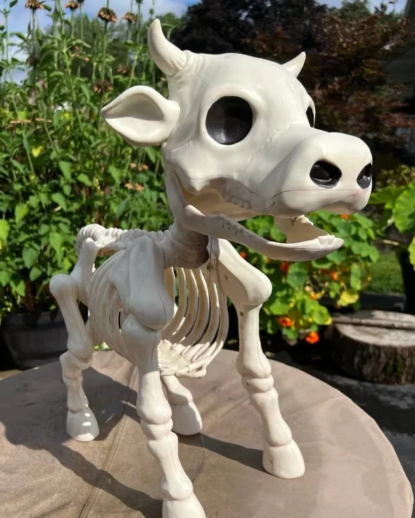 Halloween Skeleton Cow & Horse Decorative Prop - tree - Codlins