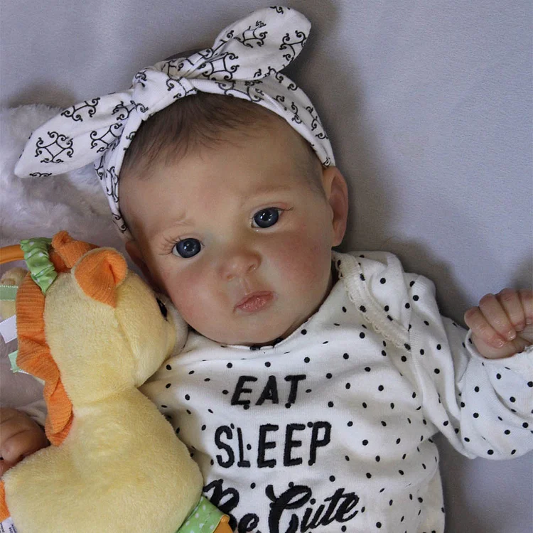 20'' Look Real Baby Doll Girl Named Alsan with Bottle and Pacifier Real Newborn Dolls Best Gifts Ideas