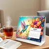 Bluebird 2027 DIY Diamond Painting Calendar Kit with Special Shaped Partial Drill Resin Diamonds 7.68x6.69in Monthly Flip Tabletop Calendar for Adults Beginners Home Office Decor Gift