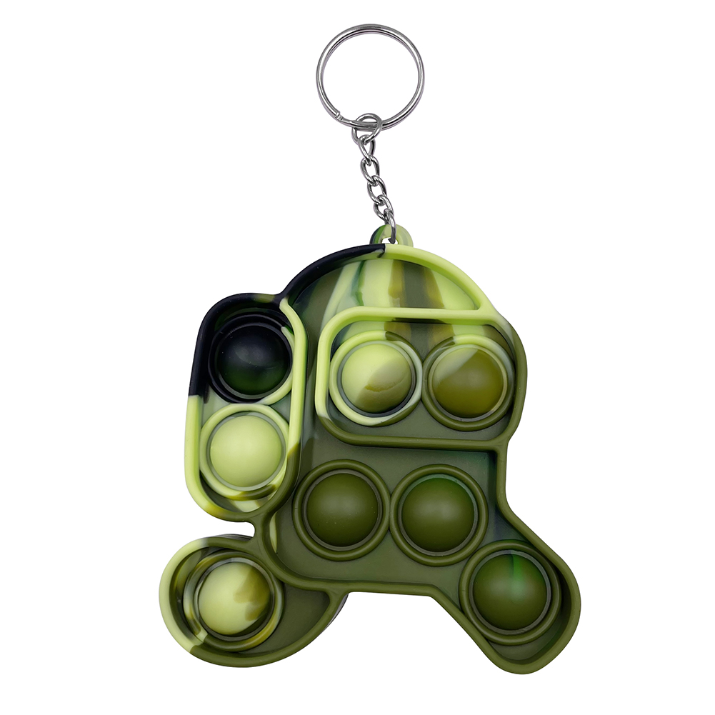 

Autism Sensory Puzzle Stress Reliever Push Bubble Toys (Camouflage Green), 501 Original