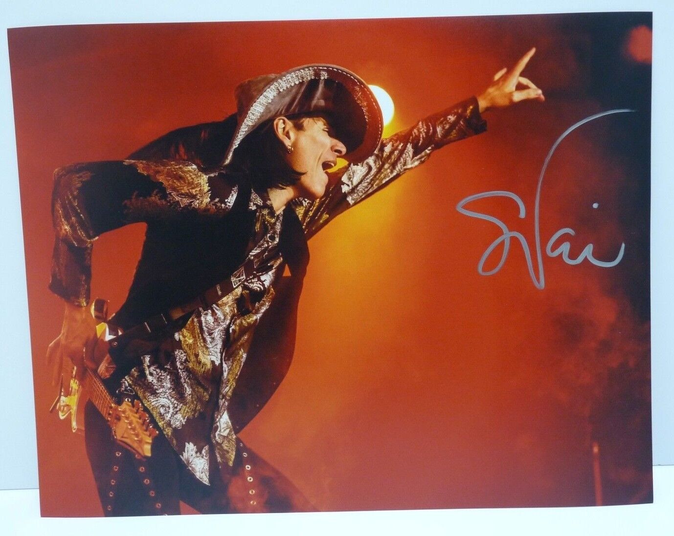 Steve Vai 11x14 Signed Autograph Photo Poster painting BAS Certified #6 David Lee Roth Guitar F7