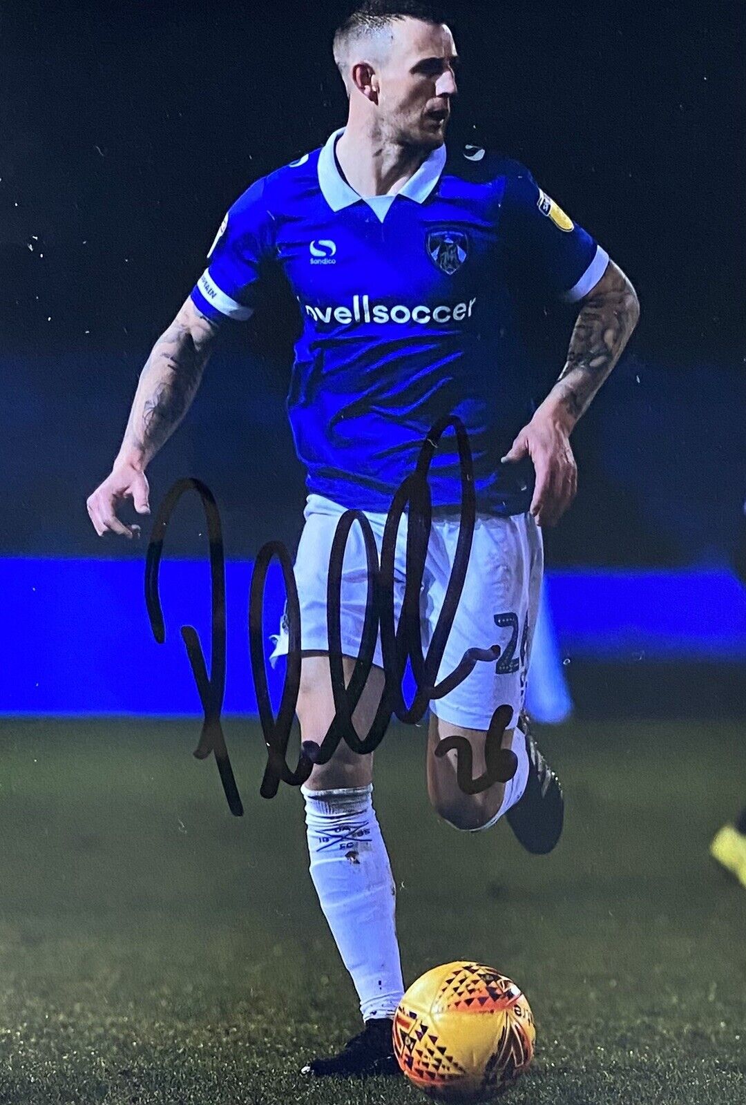 Peter Clarke Genuine Hand Signed Oldham Athletic 6X4 Photo Poster painting