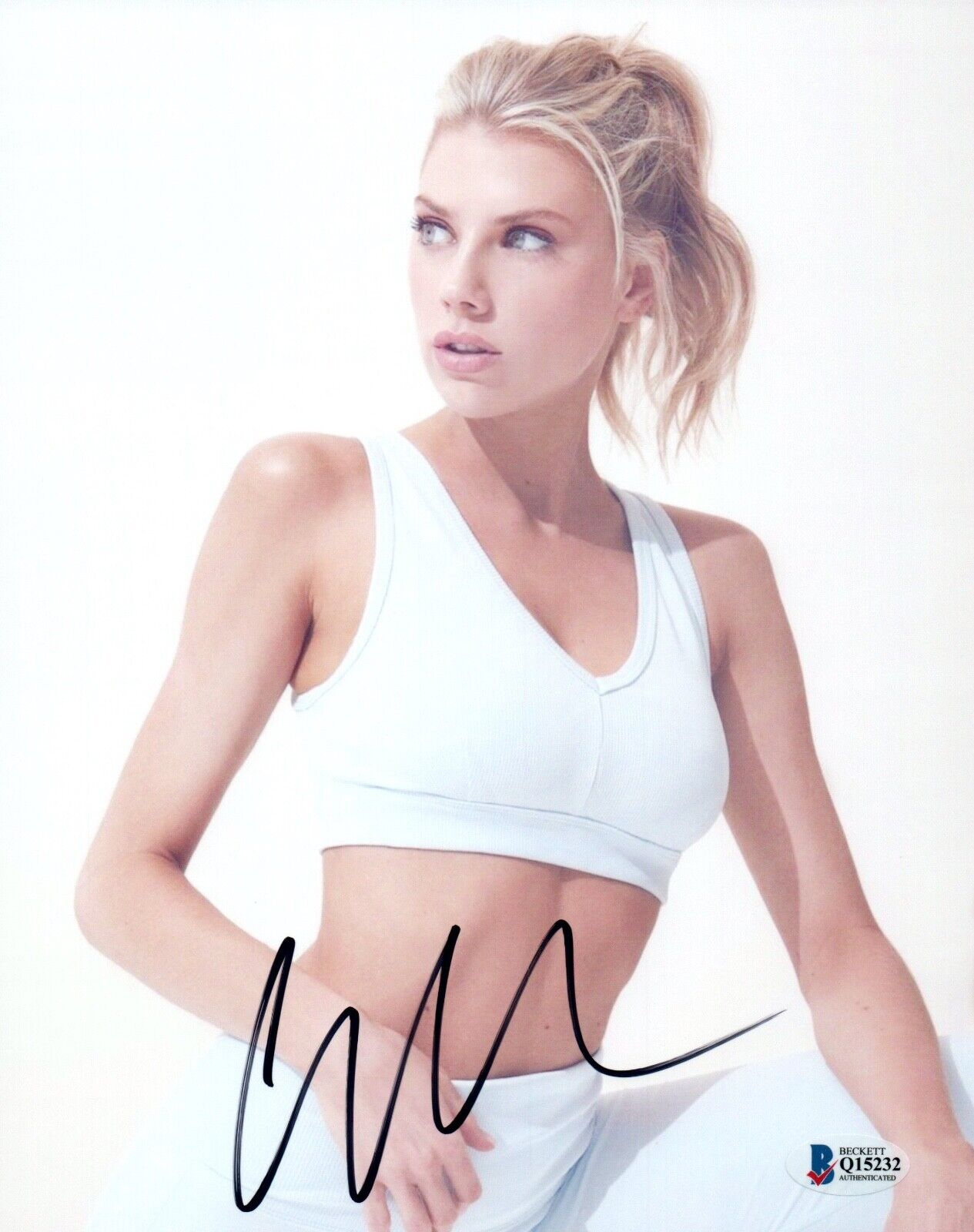 Charlotte McKinney Signed Autographed 8x10 Photo Poster painting Hot Sexy Model Beckett BAS COA