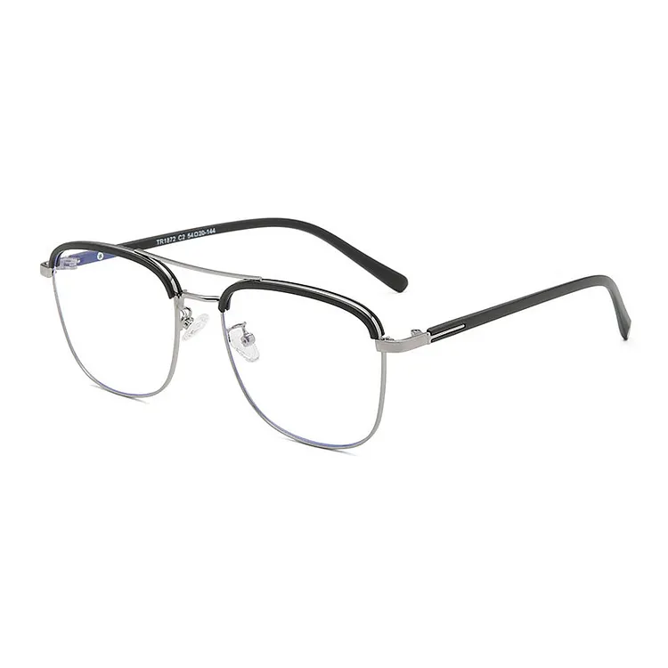 Full Rim Metal Frame Glasses For Man and Woman with TR90 Temple Legs ...