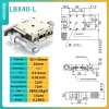 Precision micro-adjustment XY axis displacement platform, stainless steel LBX/LBY-40/50/60/70/80/100 manual slide