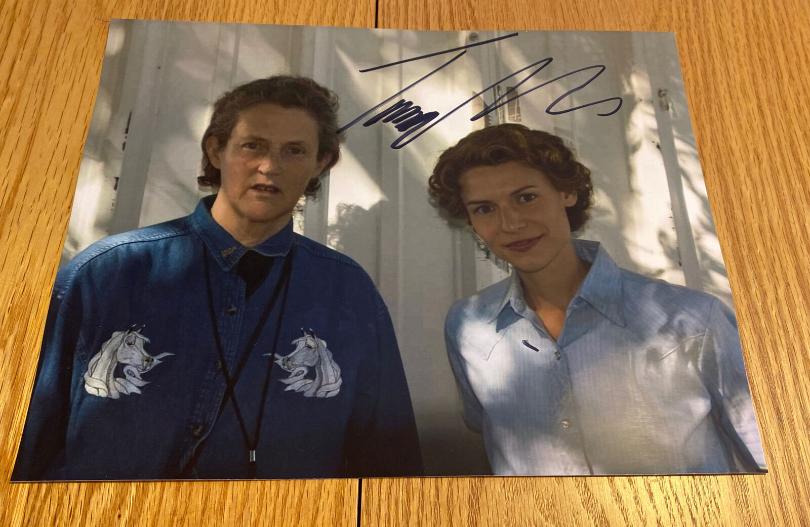 Temple Grandin signed autographed 8x10 Photo Poster painting Claire Danes Austism