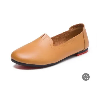AIYUQI Women shoes spring 2021 new large size women shoes genuine leather casual sweet women flat shoes
