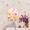 Blossom Flower Arch Window Wall Sticker Home Decor