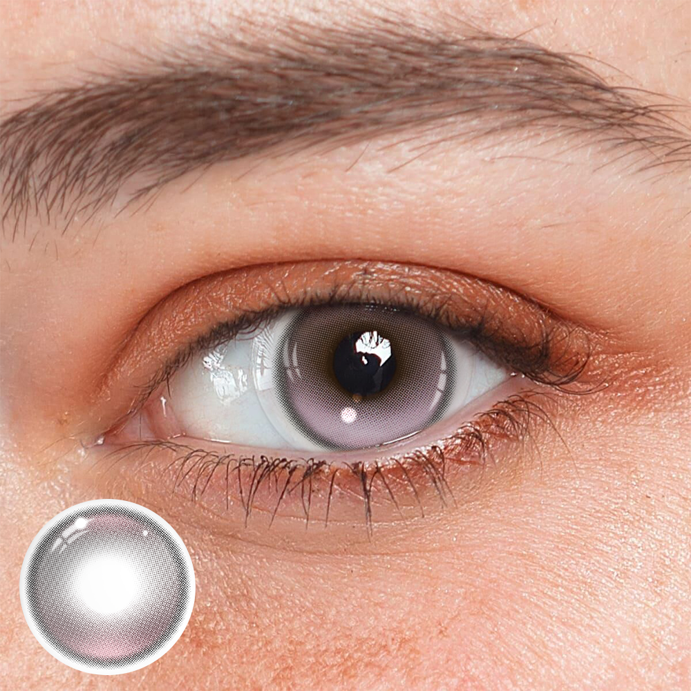 Yara Madien Pink Coloured Contact Lenses