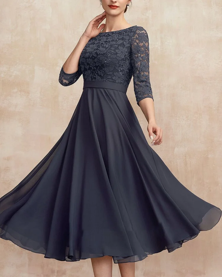 ELEGANT FASHION LACE DRESS