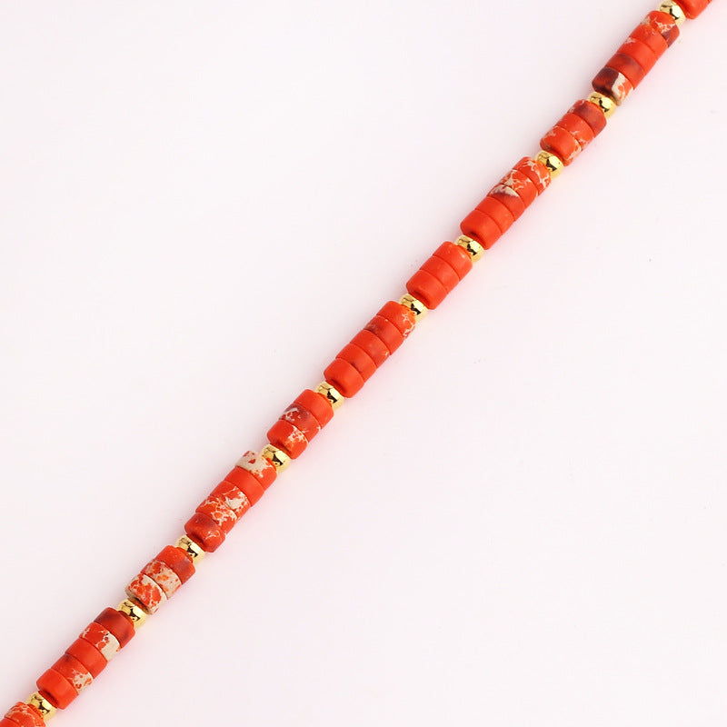 Street Round Geometric Copper Electroplating Necklaces