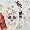 【15 PCS】Water Soluble Mystical Hand Embroidery Pattern,peel and stick paper for ornaments