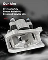 cciyu 18-B4836 Rear Right Brake Caliper With Bracket For Chrysler For Aspen 2007-2009,For Dodge For Durango 2004-2009,For Dodge For Ram 1500 2002-2010,For Ram For 1500 2011-2018