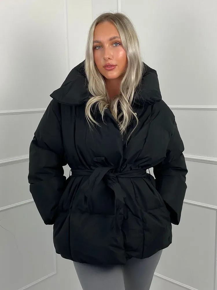 Karly Belted Puffer Jacket
