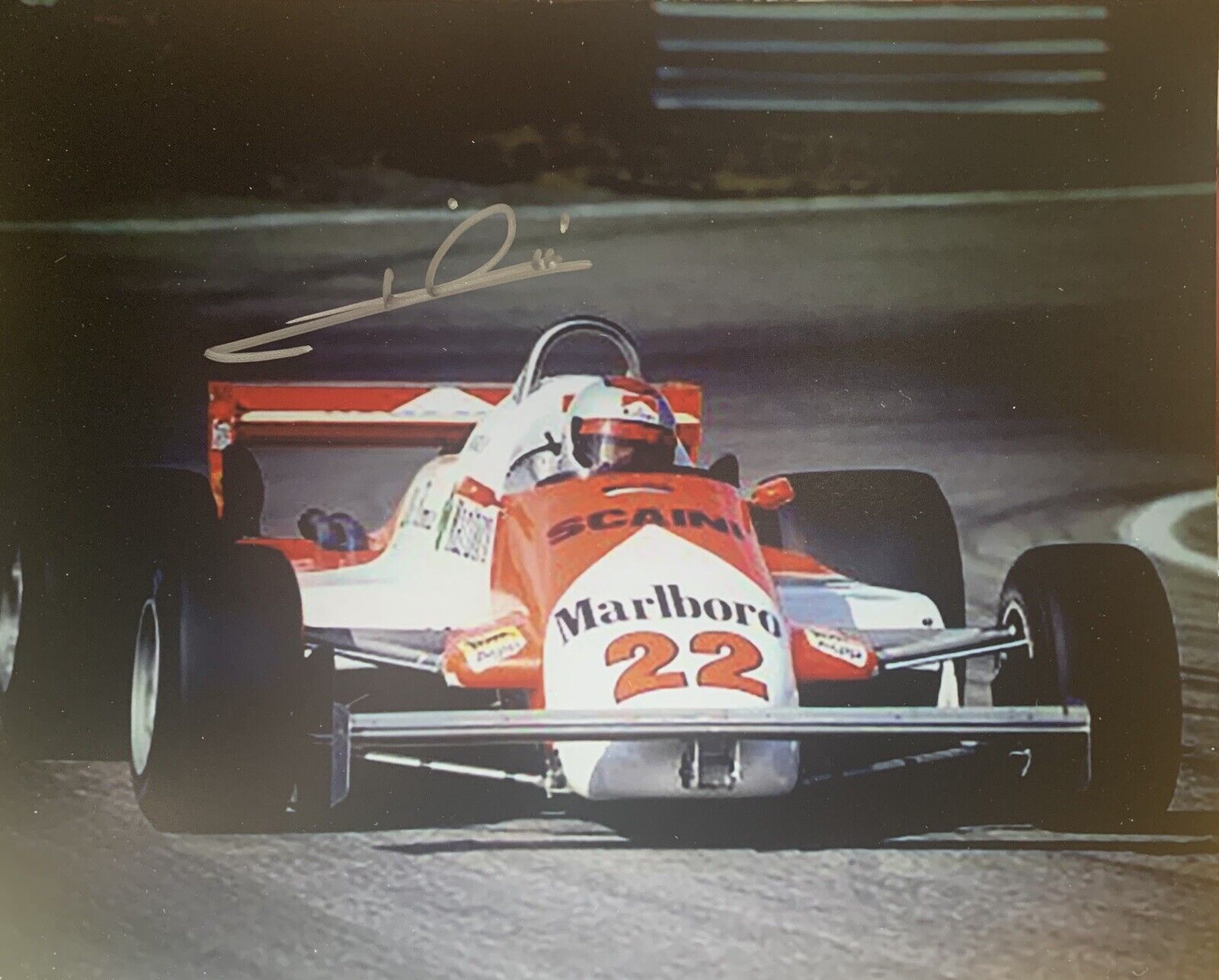 mario andretti Signed 8x10 Photo Poster painting Pic