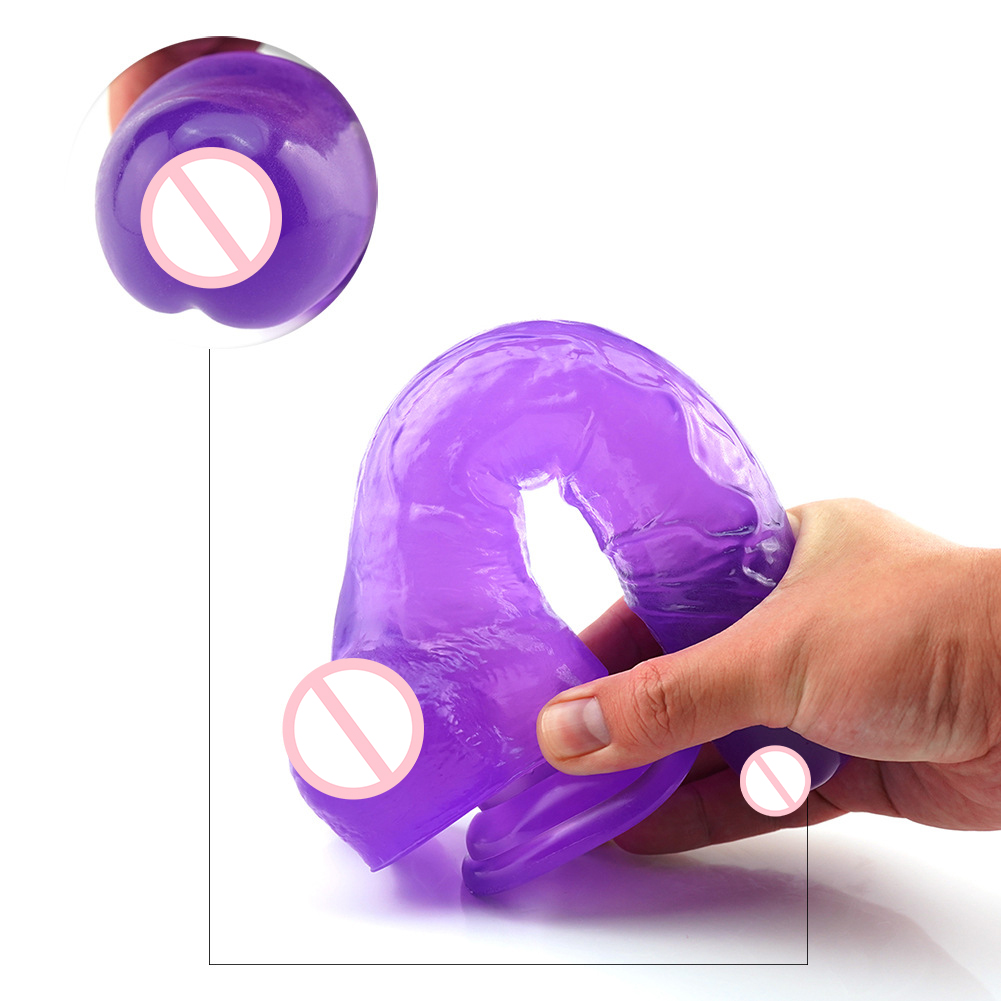 Jelly Dildo Realistic With Suction Cup Penis G Spot Sex picture