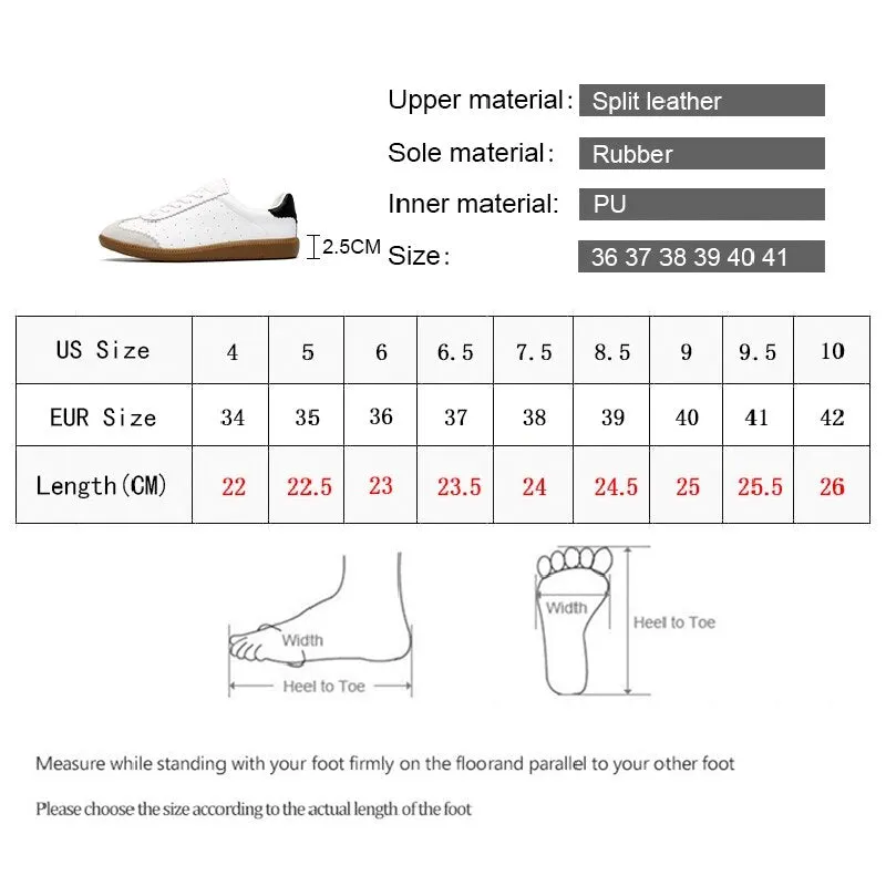 Smile Circle Women Sneakers Flat Platform Shoes Spring Breathable Casual Shoes Women White Leather Lace-up low-top trainers