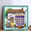Sewing House-14CT Stamped Cross Stitch 40*40cm/15.75*15.75in