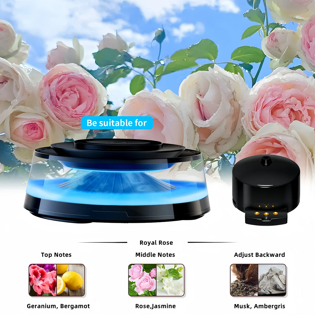 Wireless magnetic charger Atmosphere light Audio Cloud viewing Car aromatherapy