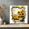 Sunflower Breakthrough-Paint by Numbers Acrylic Painting 40*40CM