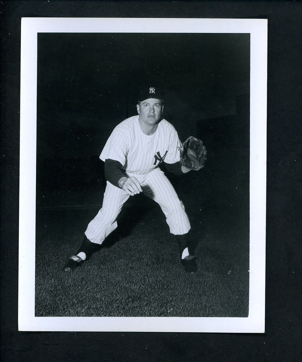 Bob Turley c. 1950's Type I Louis Requena Press Original Photo Poster painting New York Yankees