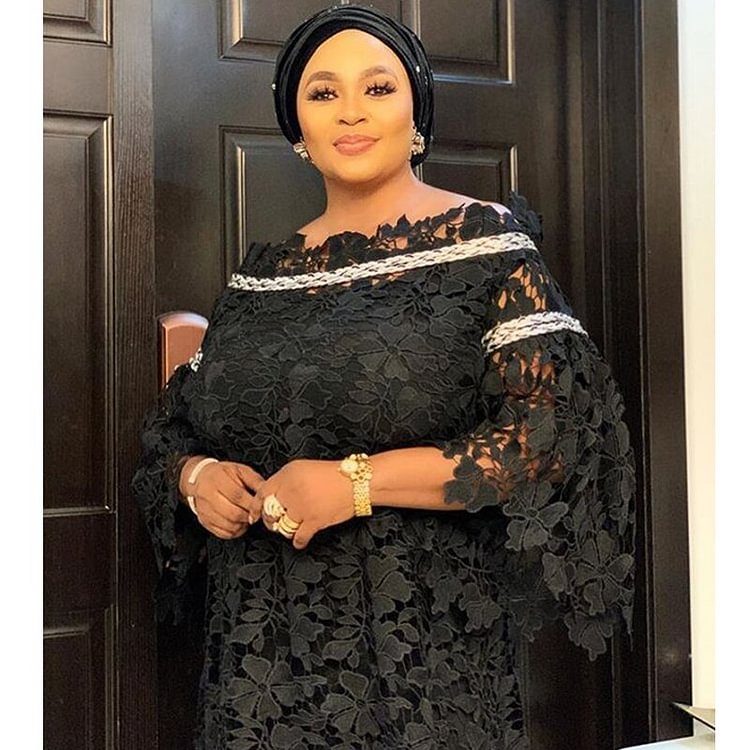 African Americans fashion QFY African Lace Dresses For Women Plus Size Boubou Dashiki Outfit Two Piece Set Ladies Party Robe Musulmane Longue Fashion Abaya Ankara Style QueenFunky