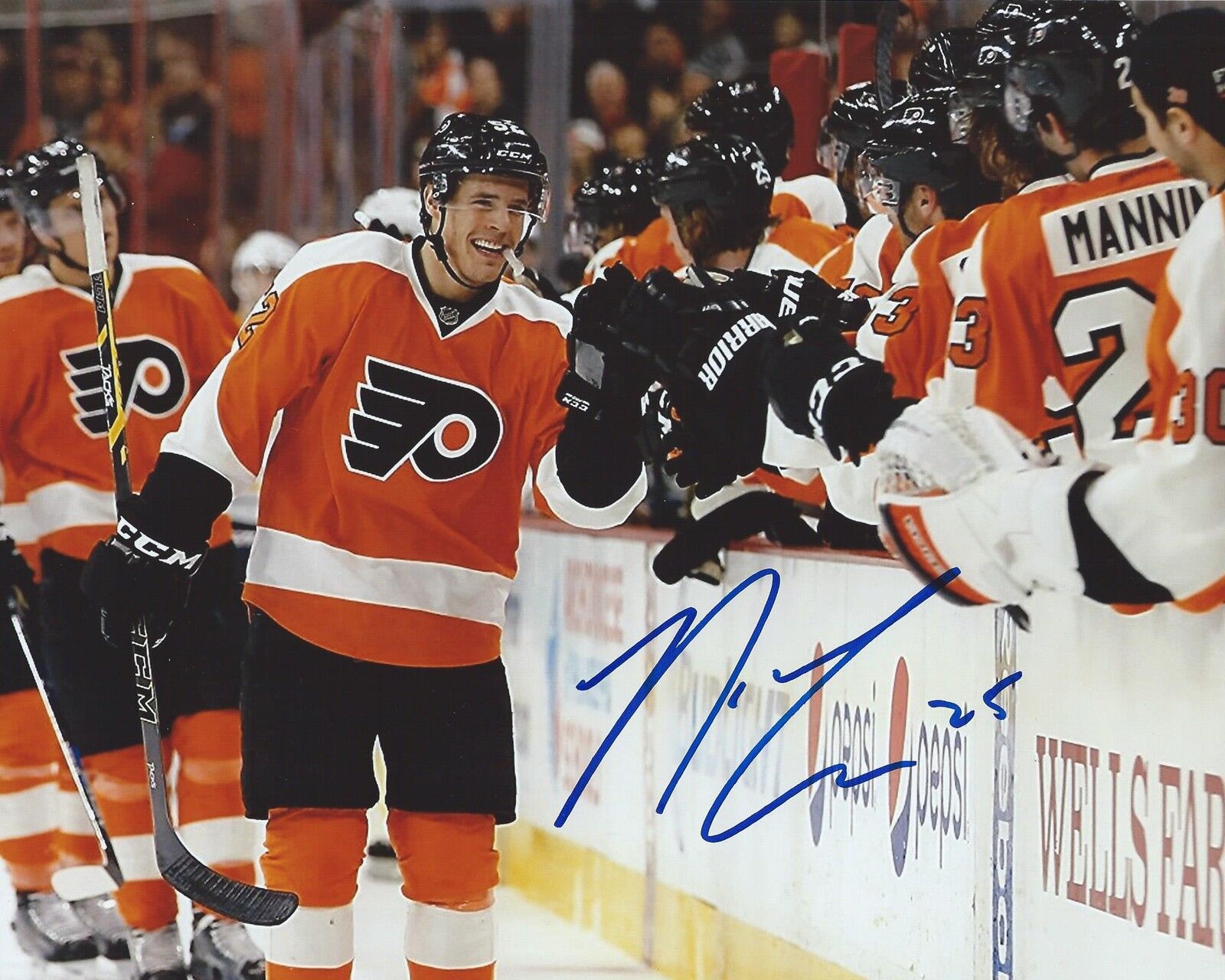 Nick Cousins Signed 8x10 Photo Poster painting Philadelphia Flyers Autographed COA