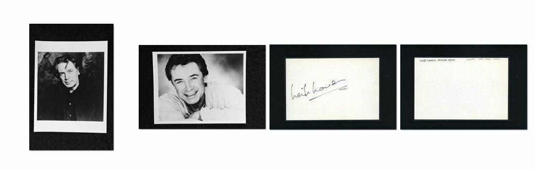 Leigh Lawson - Signed Autograph and Headshot Photo Poster painting set - QB VII
