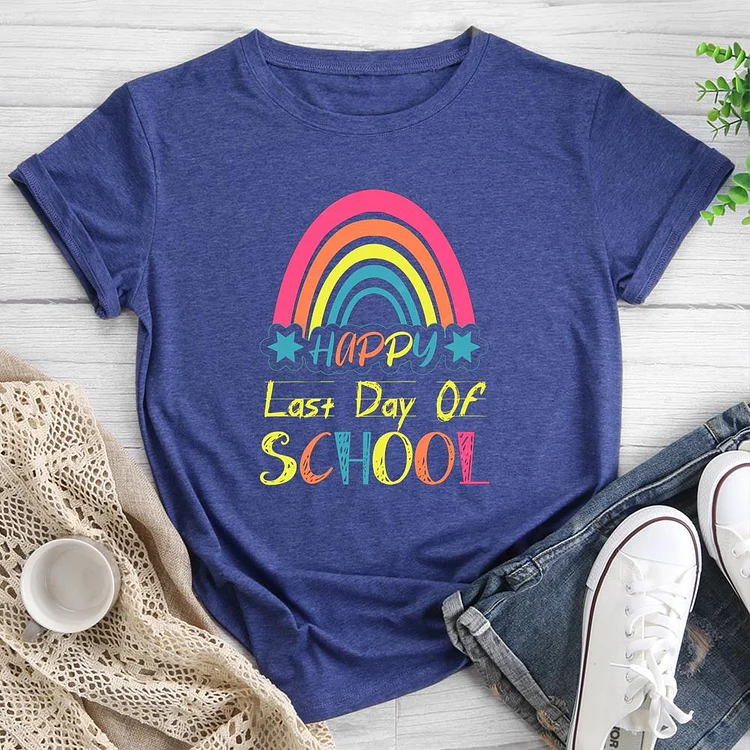 Back to School  Round Neck T-shirt