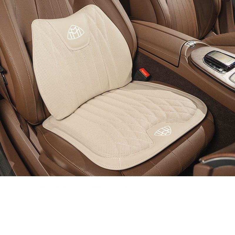 Napa Leather Car Seat Cushion Lumbar Seat Cushion