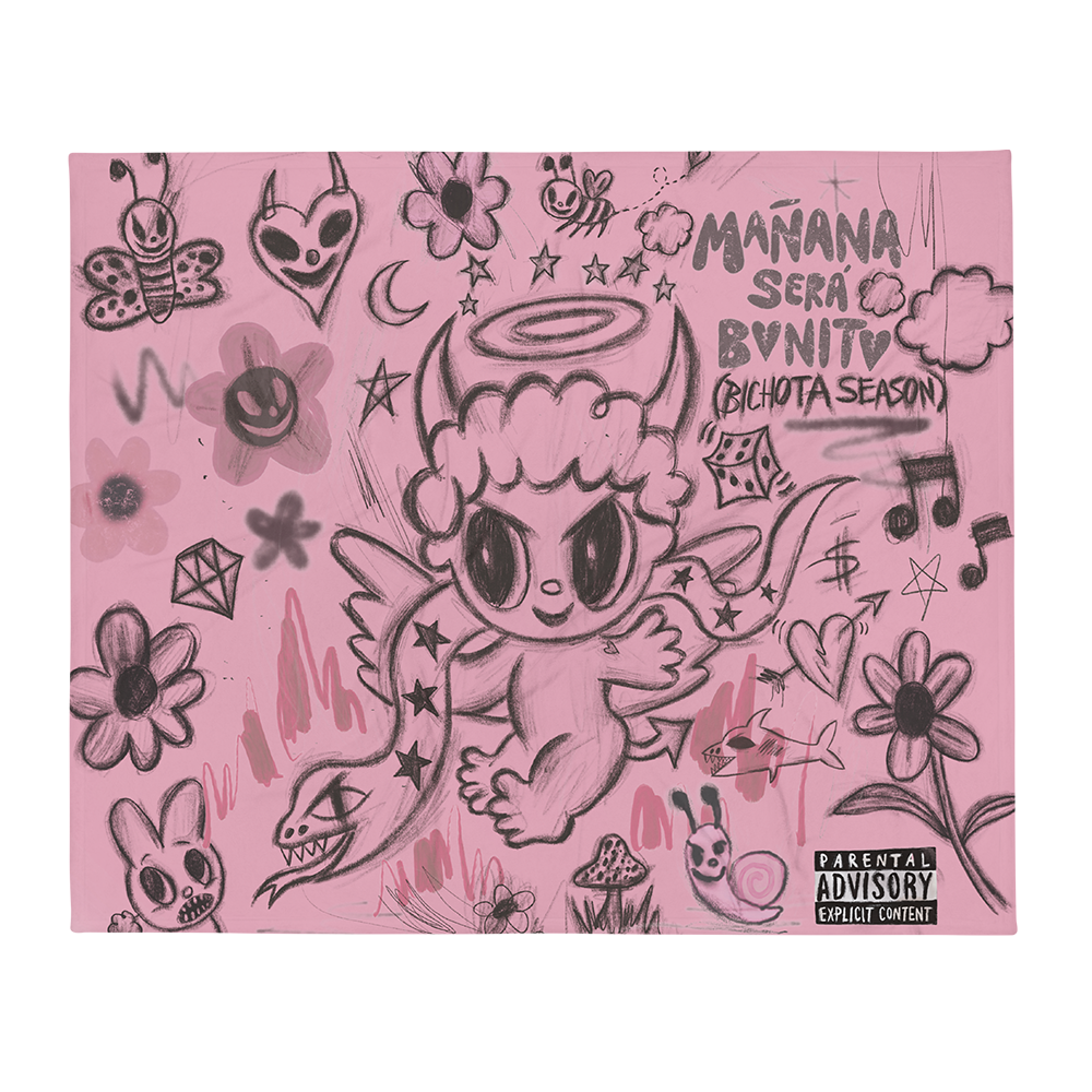 Bichota Season Album Cover Blanket pavilia-fleece-blanket-throw-super-soft-plush-luxury-flannel-throw