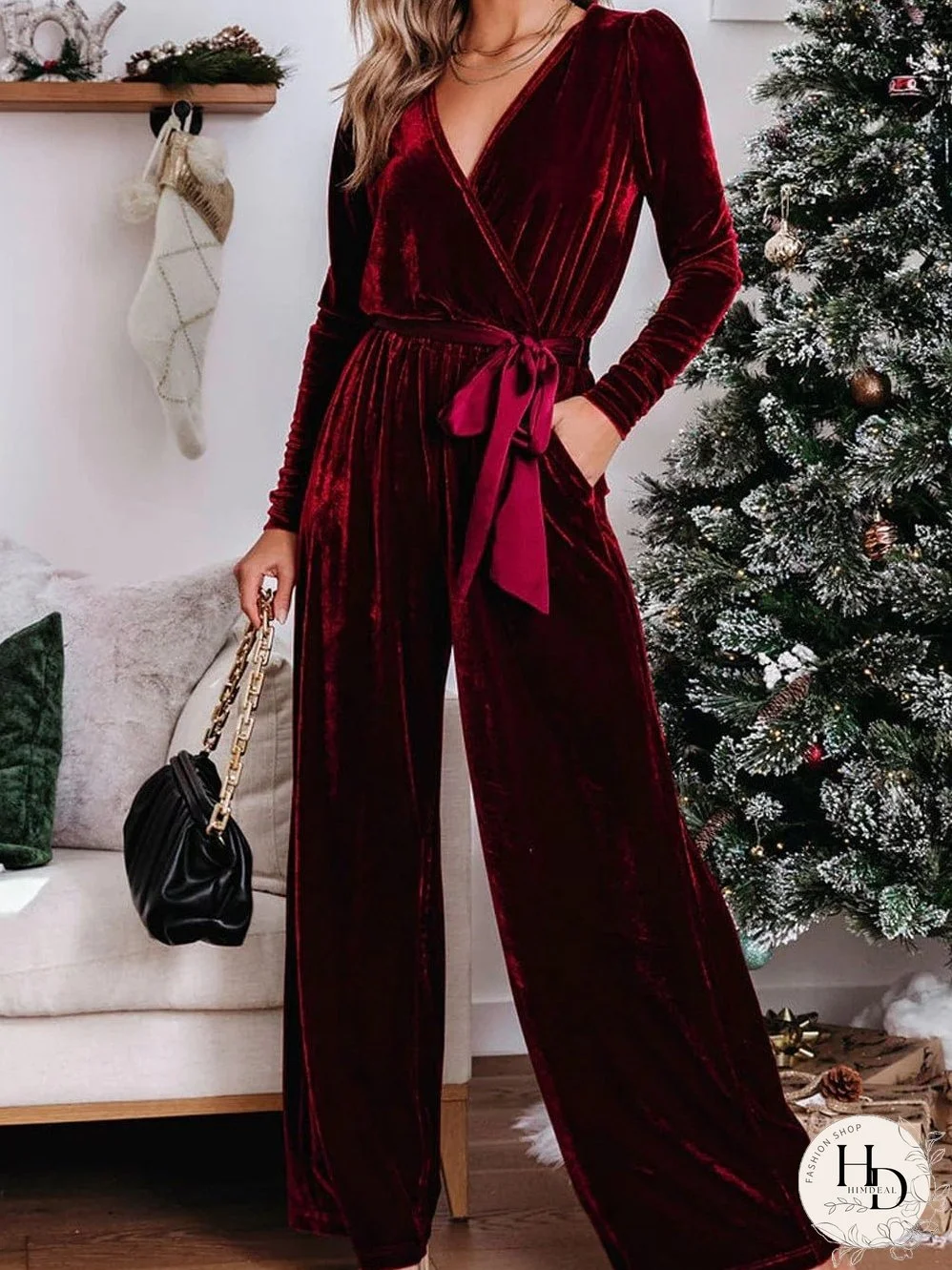 Velvet Jumpsuit for Women: Versatile and Chic