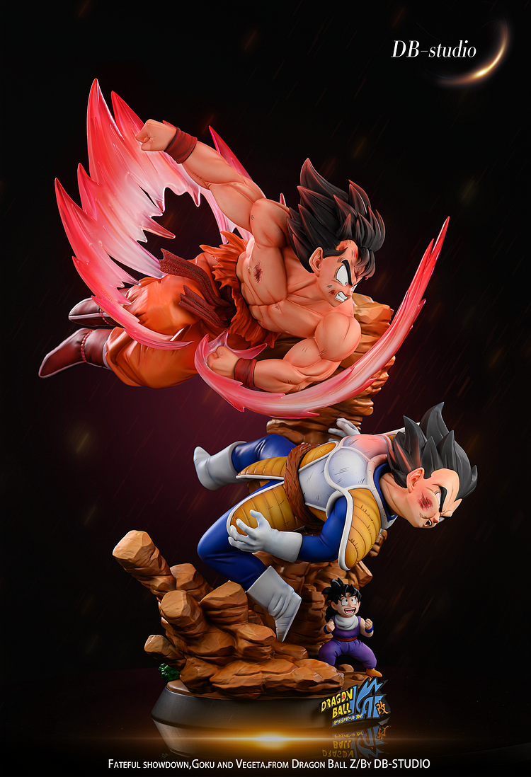 FuzzFeet Studio Vegeta vs Goku Figure