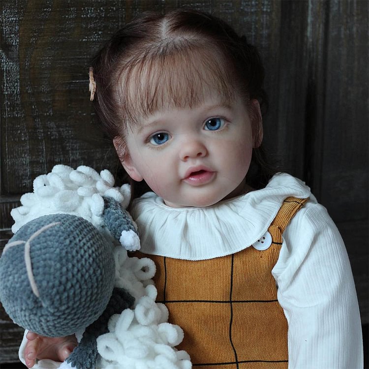 Reborns Silicone Vinyl Caucasian Baby 22" Cute Reborn Baby Girl Doll Bella Rebornartdoll® Rebornartdoll®