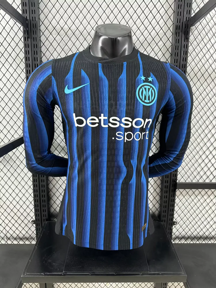 25/26 Inter Milan Home Long Sleeve Player Edition