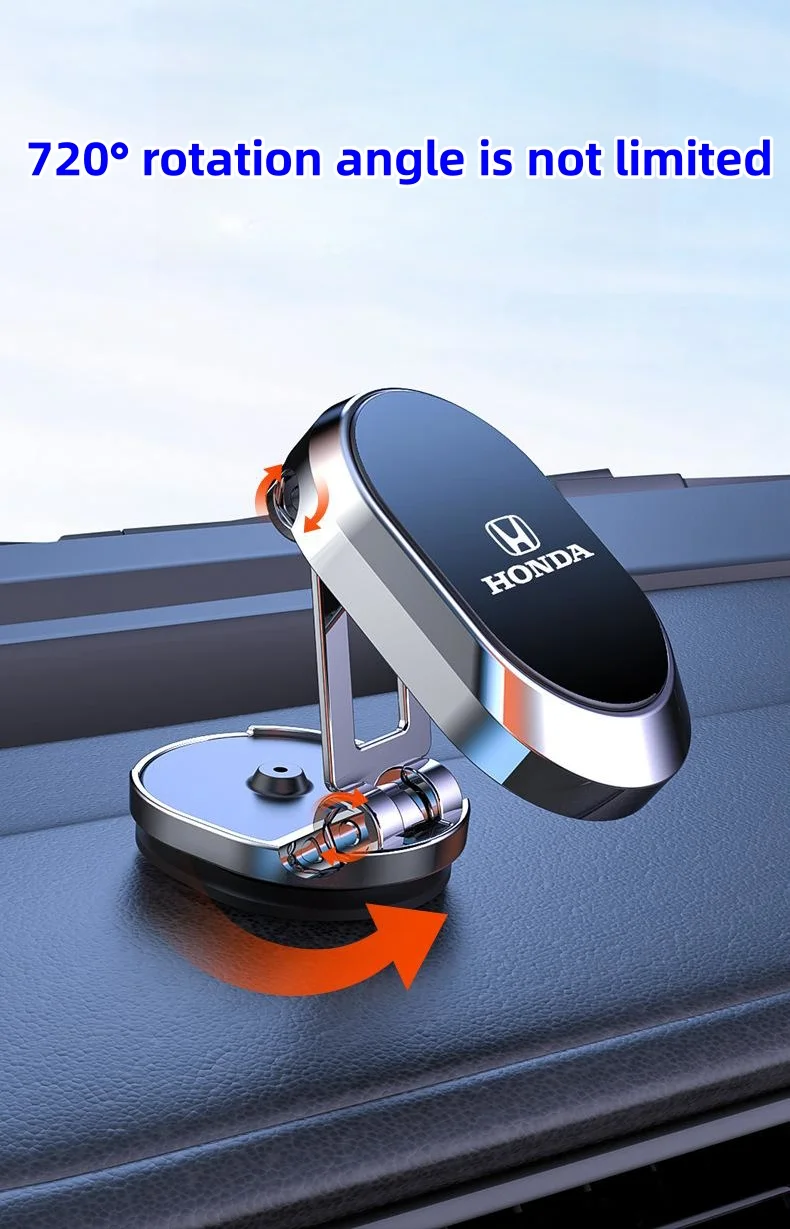 Car magnetic mobile phone navigation bracket 