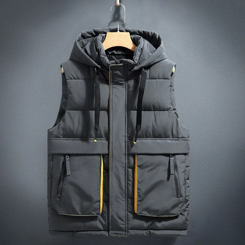 Men's Palermo Quilted Gilet &ndash; Water-Resistant Padded Vest &ndash; Khaki