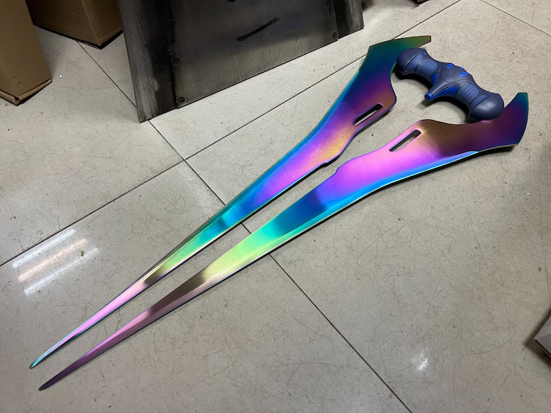 Myhiddenblade Halo Energy Steel Blade Sword cosplay metal weapon - MyHiddenBlade