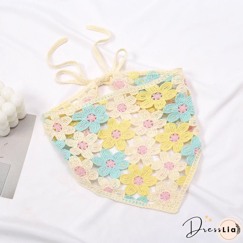 Jacquard Lace Women's Scarf Triangle