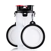 2 in 1 Foldable Dog Bowl Cats Feeding Feeder Water Bottle Outdoor Food  Travel Pet Bowls For Pet Dog Cat Puppy Bowls for Water  