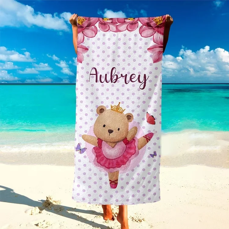 Personalized Kids Animals Towel For Summer&Beach|CGTowel87