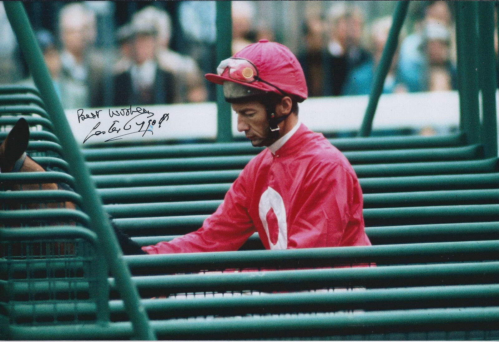 Lester PIGGOTT Signed Autograph Photo Poster painting AFTAL COA Champion Jockey Flat Racing