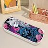 (US Local)Wolf Pattern DIY Diamond Pencil Case Pens Brushes Accessories Travel Pencil Box