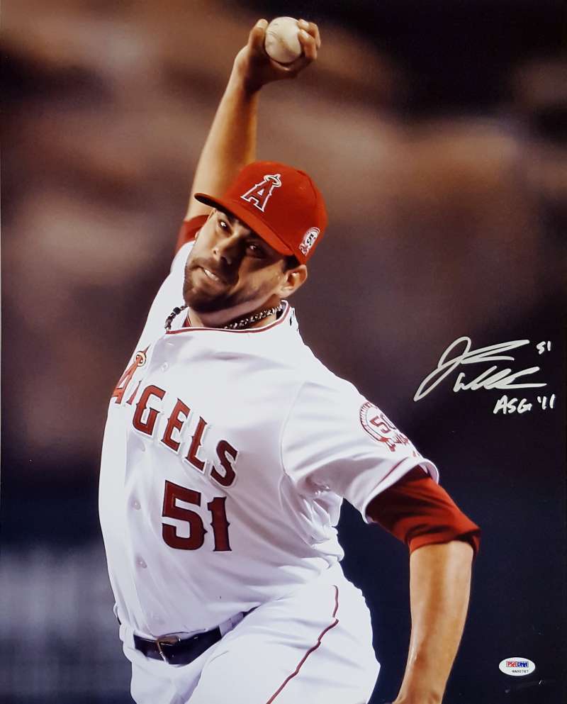 Jordan Walden Signed ASG 11 16x20 Photo Poster painting PSA/DNA Auto Autograph Angels