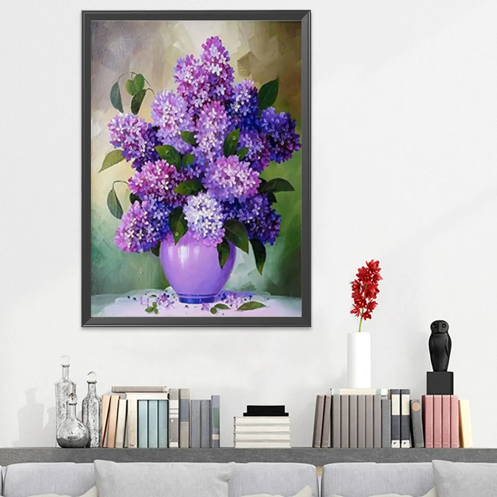 11ct Stamped Cross Stitch - Flower(40*50cm)