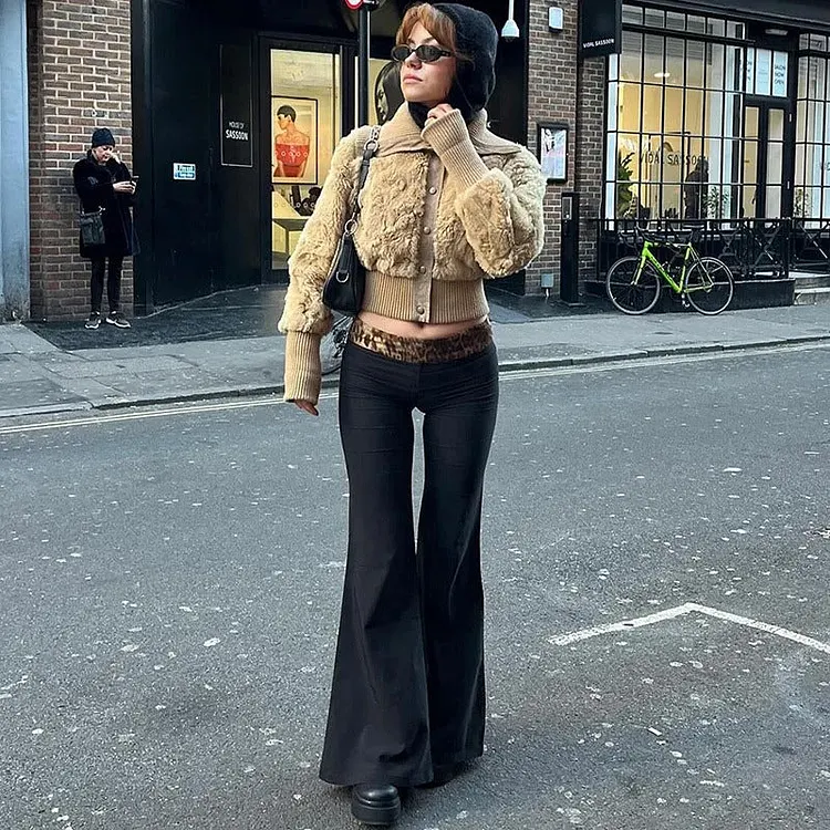 Gothic Punk Patchwork Street Pants