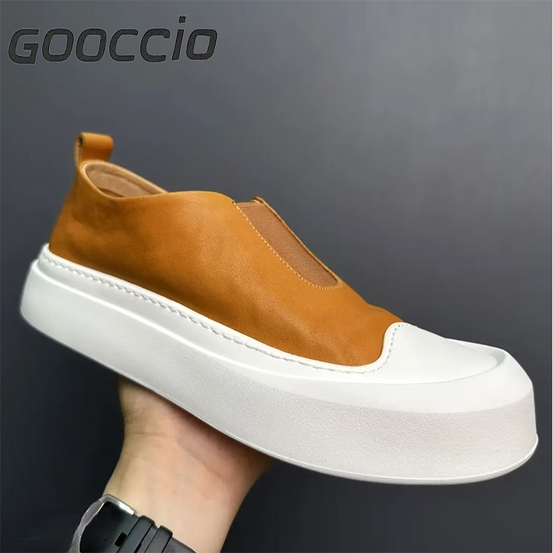 BC185 Cowhide Casual Shoes/Loafer Shoes For Men  GOOCCIO   