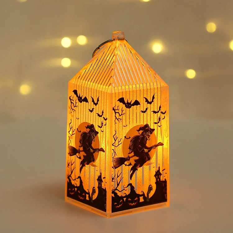 Halloween Lantern  LED Pumpkin Witch Night Light Halloween Decoration